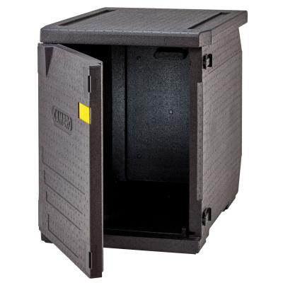 Termoizolační box Cam GoBox s předním plněním pro nádoby 600x400 mm, bez drážek, Cambro, 155 l, bez drážek, 155L, Černá,…